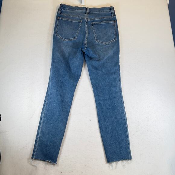 Madewell 10" Roadtripper Jeans Style # MD518 Woman's 27 Skinny High Rise Stretch - Picture 4 of 16